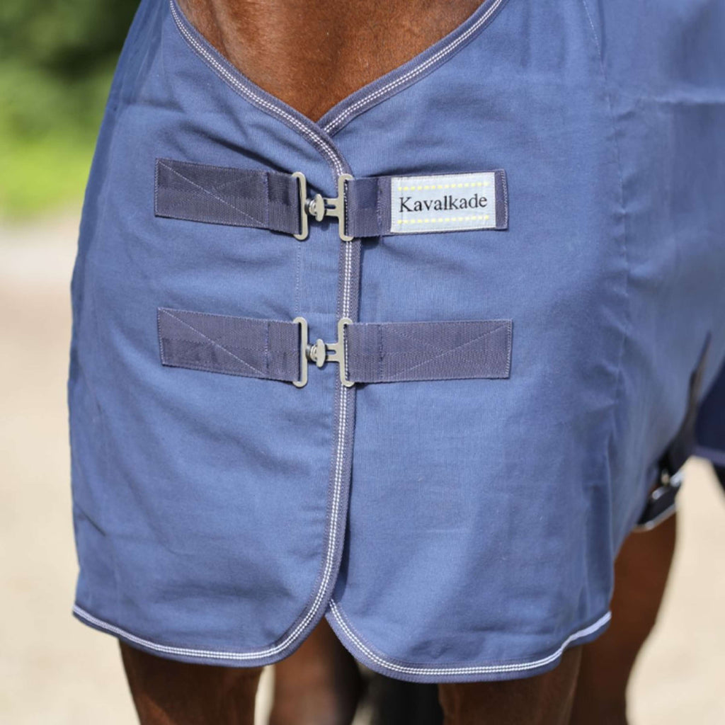 Kavalkade Sommerdecke Cotton Navy