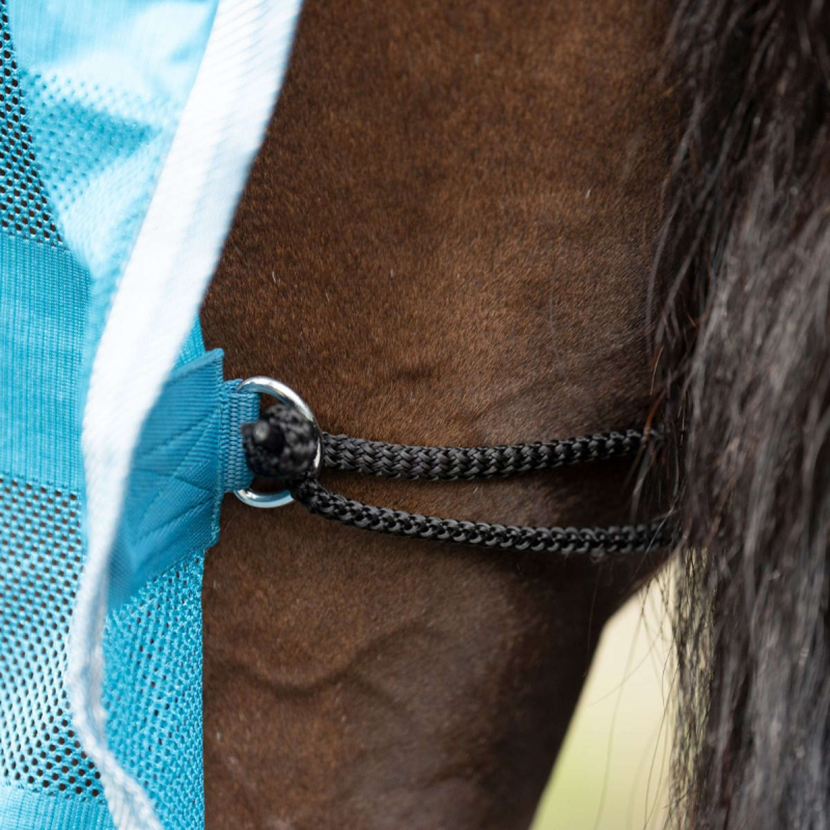 Kavalkade Fliegendecke Stripe Petrol