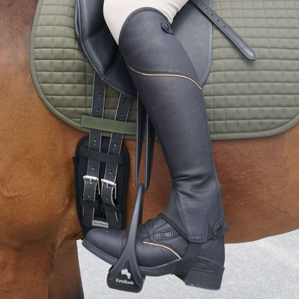 Kavalkade Stiefelette Cortica Vegane aus Kork Schwarz