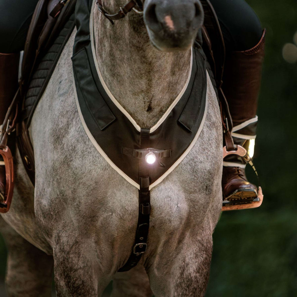 Kavalkade Brustgeschirr Horselight Schwarz/Grau