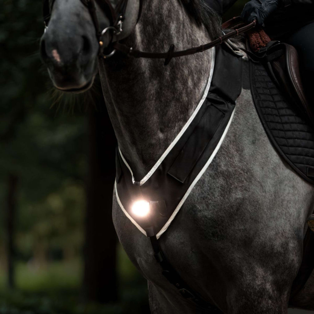Kavalkade Brustgeschirr Horselight Schwarz/Grau