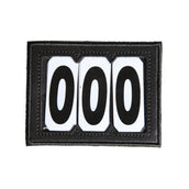 Kentucky Kopfnummer Velcro PVC Schwarz