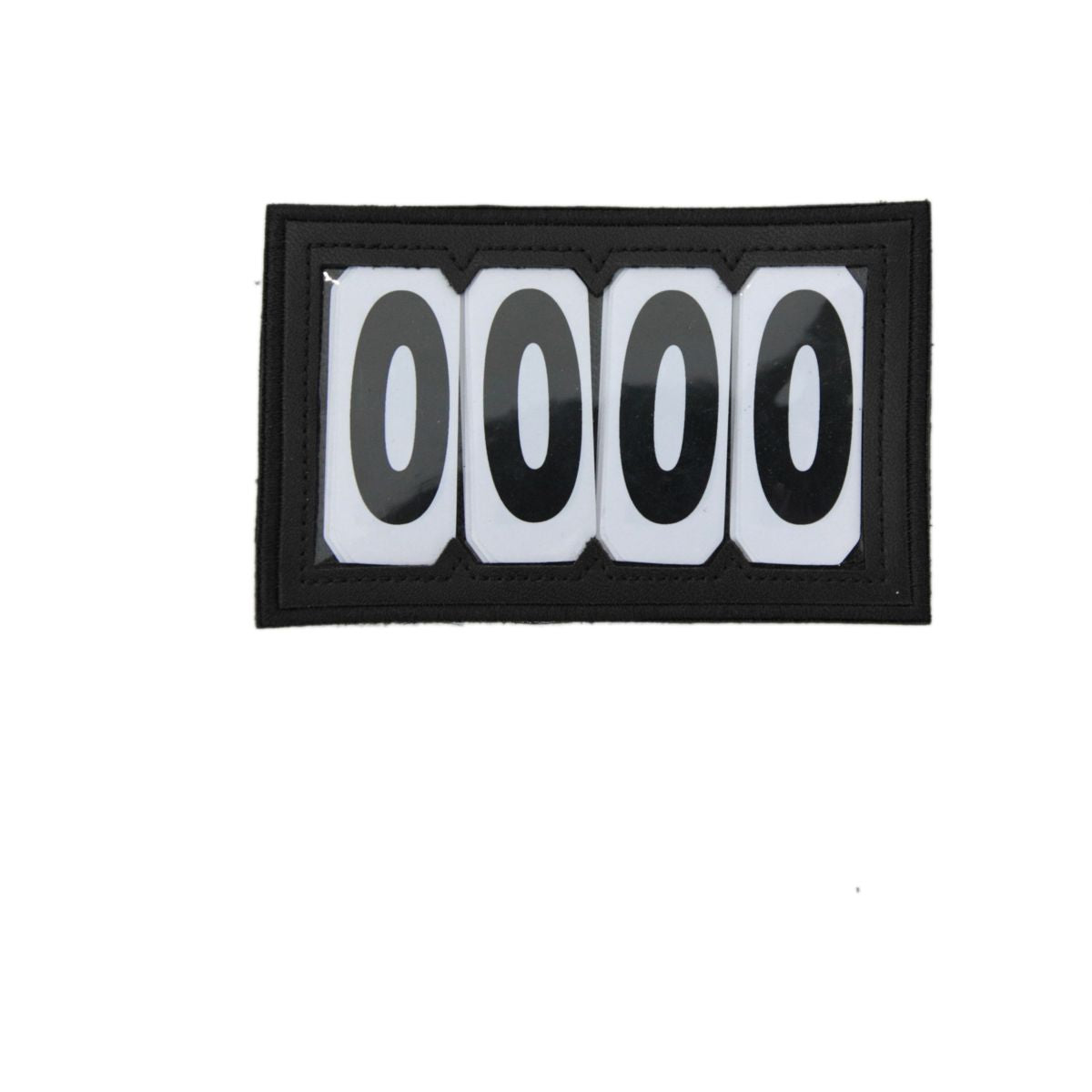 Kentucky Kopfnummer Velcro PVC Schwarz