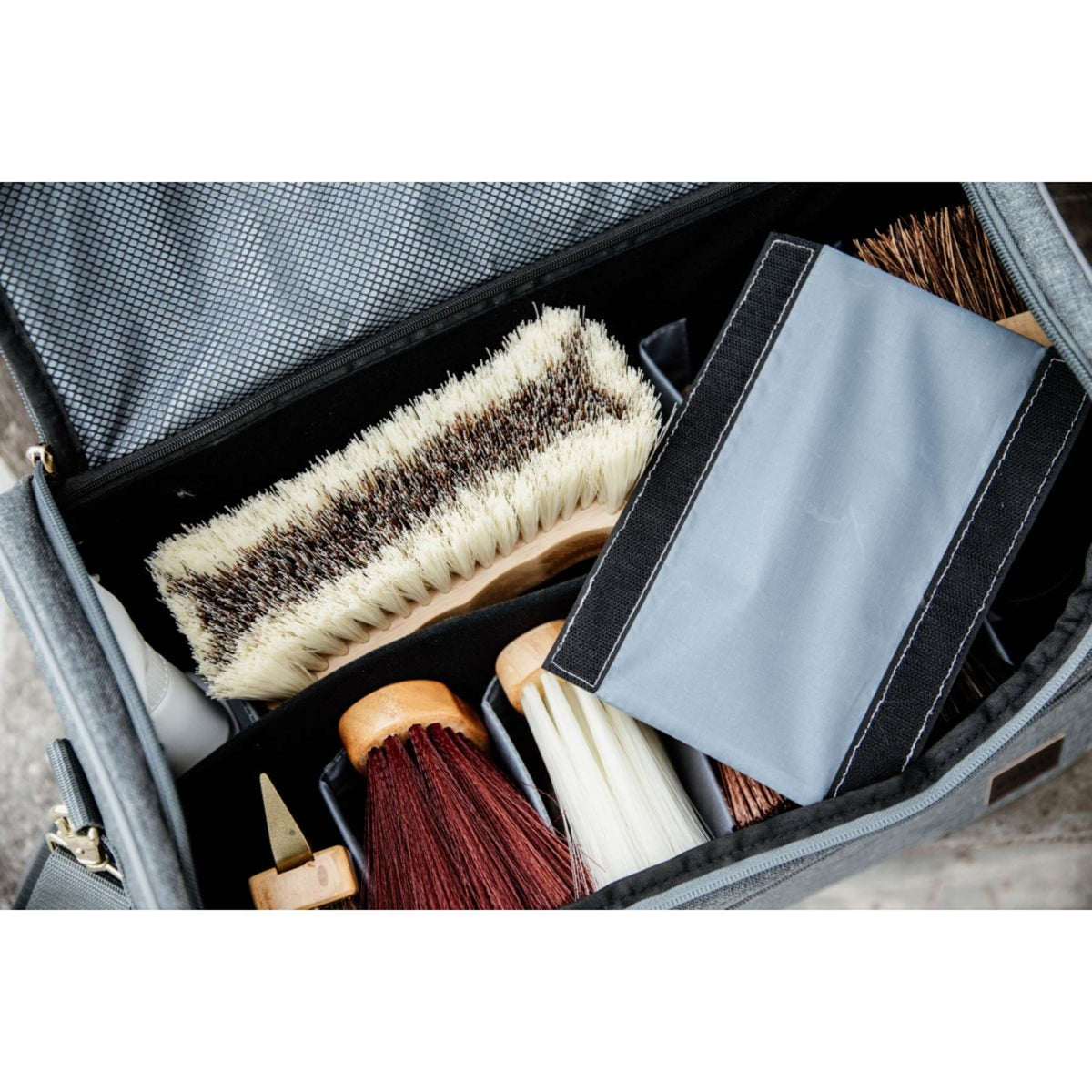 Grooming Deluxe by Kentucky Grooming Bag Set Grau