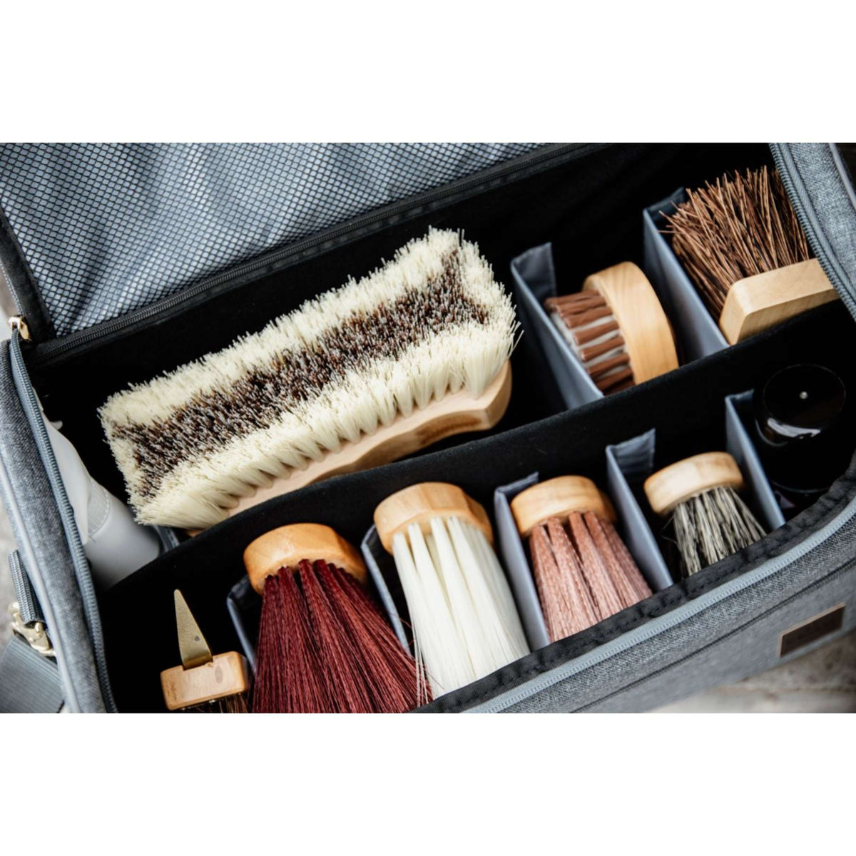 Grooming Deluxe by Kentucky Grooming Bag Set Grau