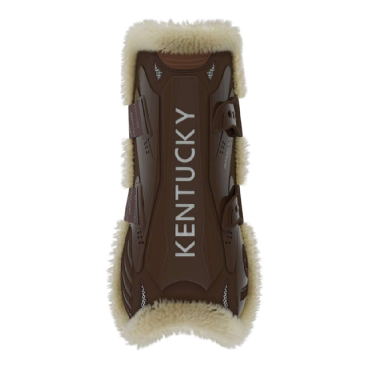 Kentucky Gamaschen Bamboo Elastic Vegan Sheepskin Braun