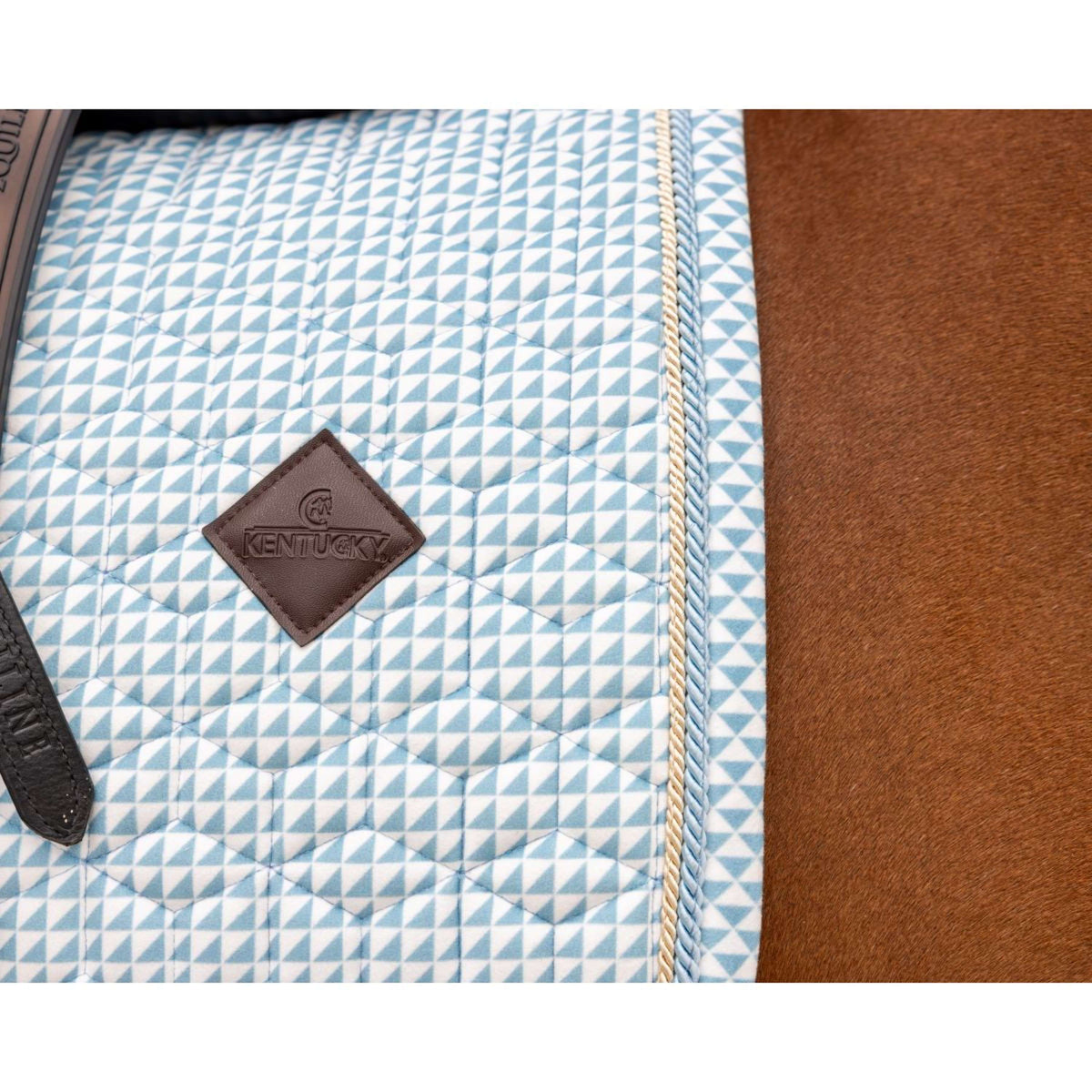 Kentucky Schabracke Velvet Flags Springen Hellblau