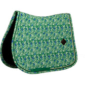 Kentucky Schabracke Velvet Paisley Garden Springen Grün/Navy