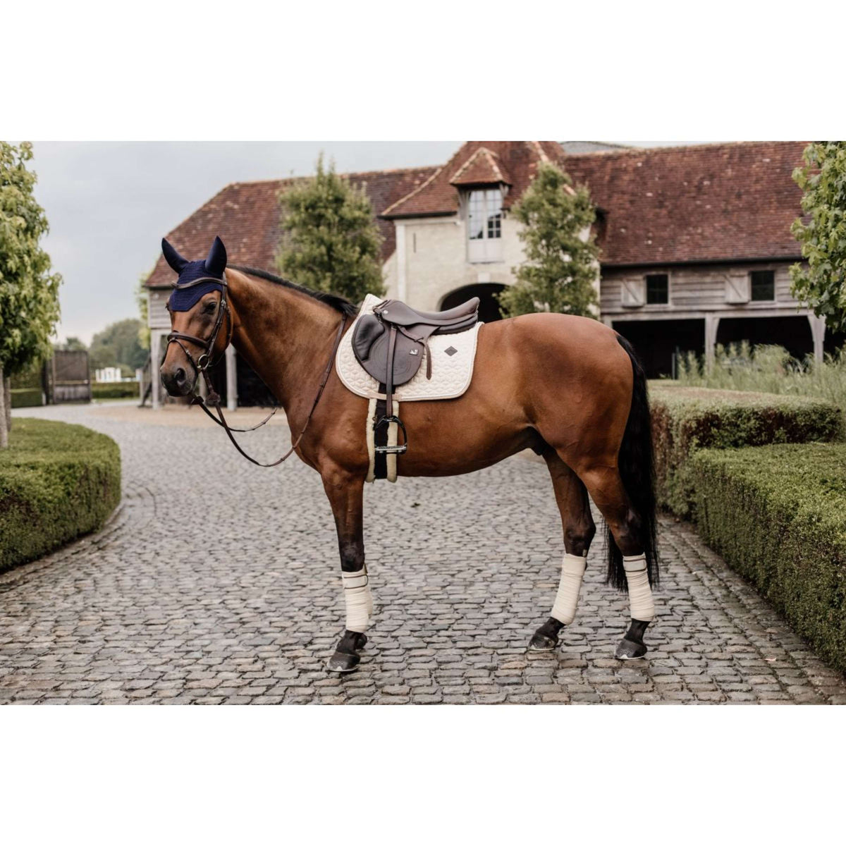 Kentucky Horsewear Schabracke Wolle Springen Beige