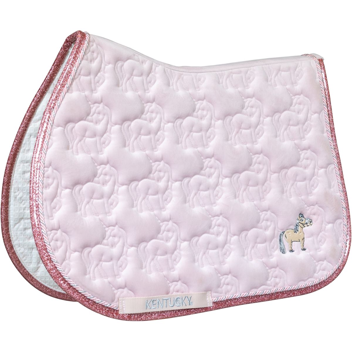 Kentucky Horsewear Schabracke Glitter Unicorn Springen Soft Rose