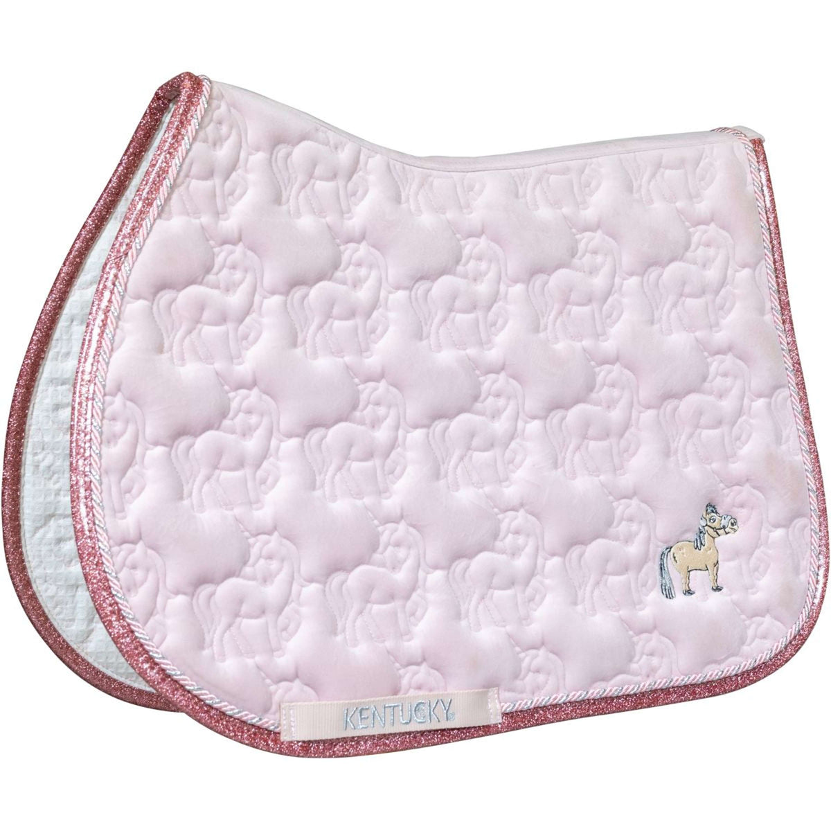 Kentucky Horsewear Schabracke Glitter Unicorn Springen Soft Rose
