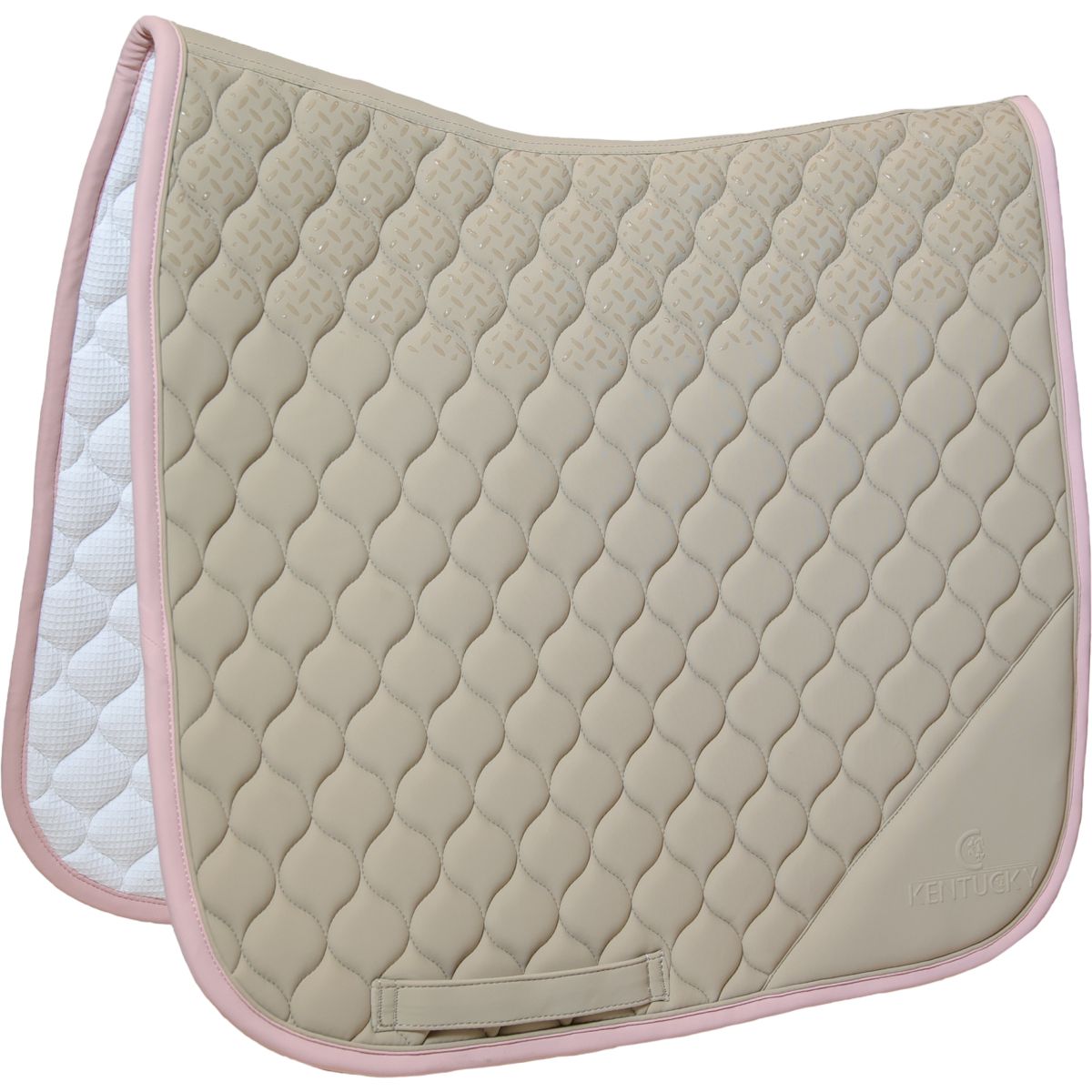Kentucky Horsewear Schabracke Softshell Onion Quilt Dressur Beige/Altrosa