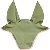 Kentucky Horsewear Fliegenhaube Wellington Softshell Khaki/Altrosa