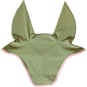 Kentucky Horsewear Fliegenhaube Wellington Softshell Khaki/Altrosa