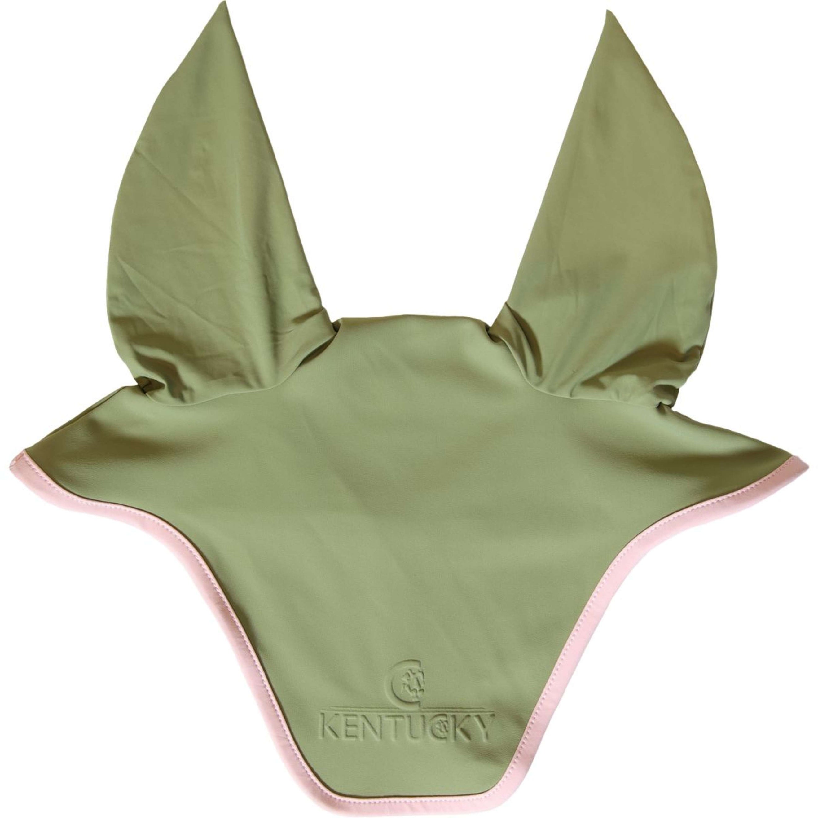 Kentucky Horsewear Fliegenhaube Wellington Softshell Khaki/Altrosa
