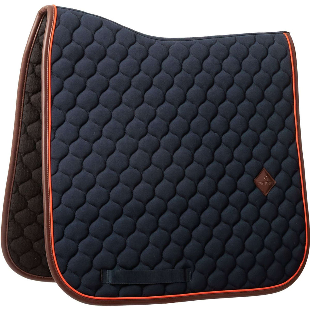 Kentucky Horsewear Schabracke Onion Quilt Leather Neon Dressur Navy