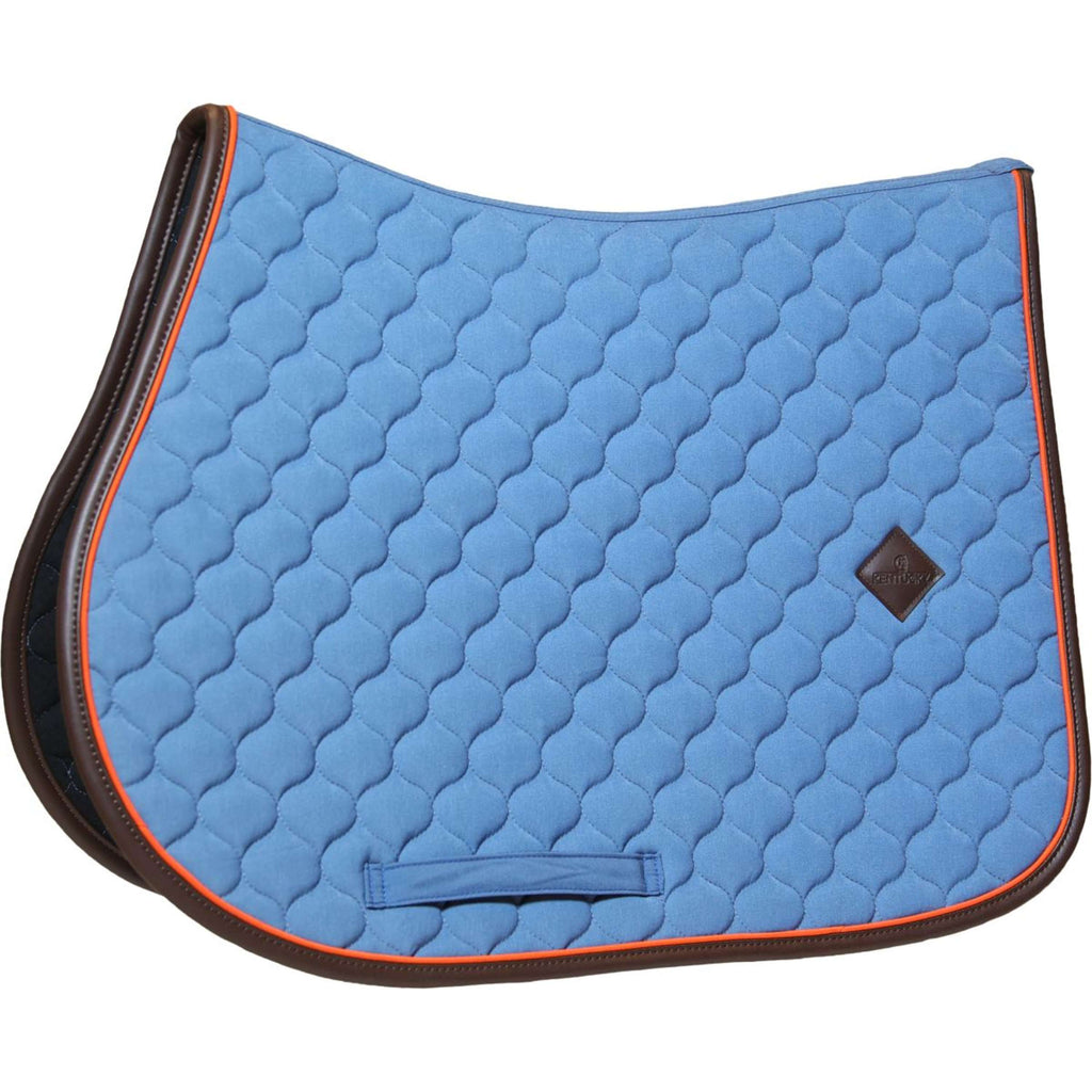 Kentucky Horsewear Schabracke Onion Quilt Leather Neon Springen Blau