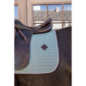 Kentucky Dressur Satteldecke Classic Leder Dusty Green