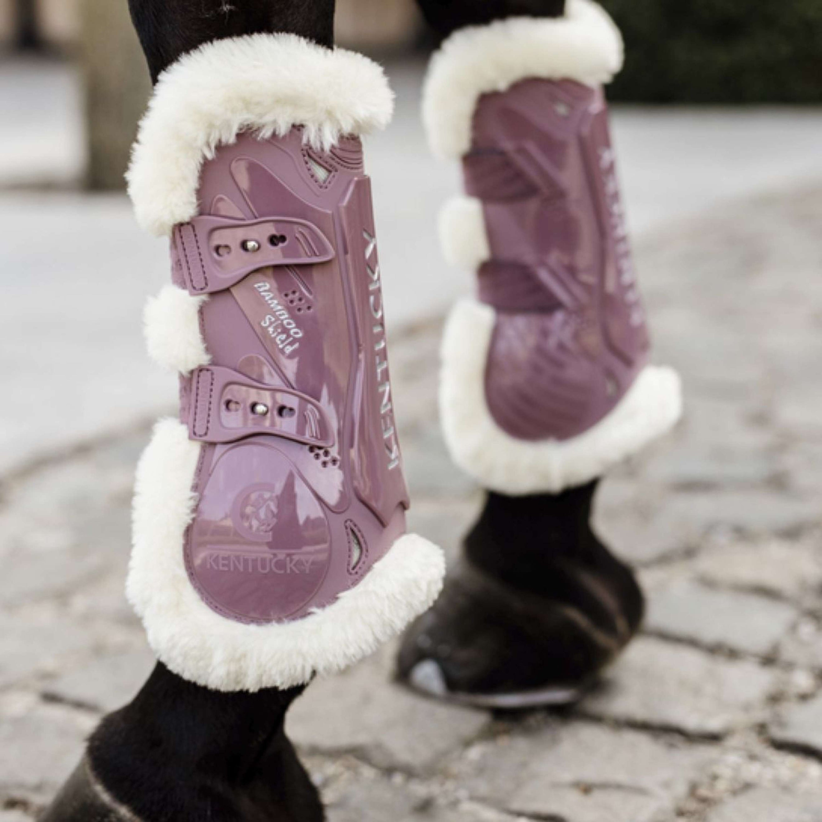 Kentucky Gamaschen Bamboo Elastic Vegan Sheepskin Altrosa Kentucky Gamaschen Bamboo Elastic Vegan Sheepskin Altrosa