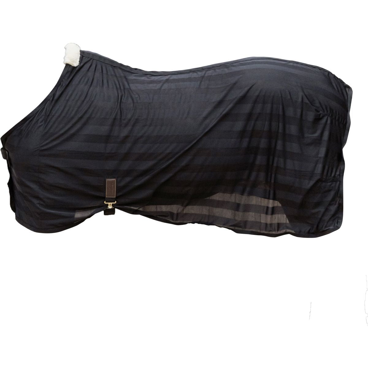 Kentucky Horsewear Fliegendecke Light Striped Mesh Schwarz