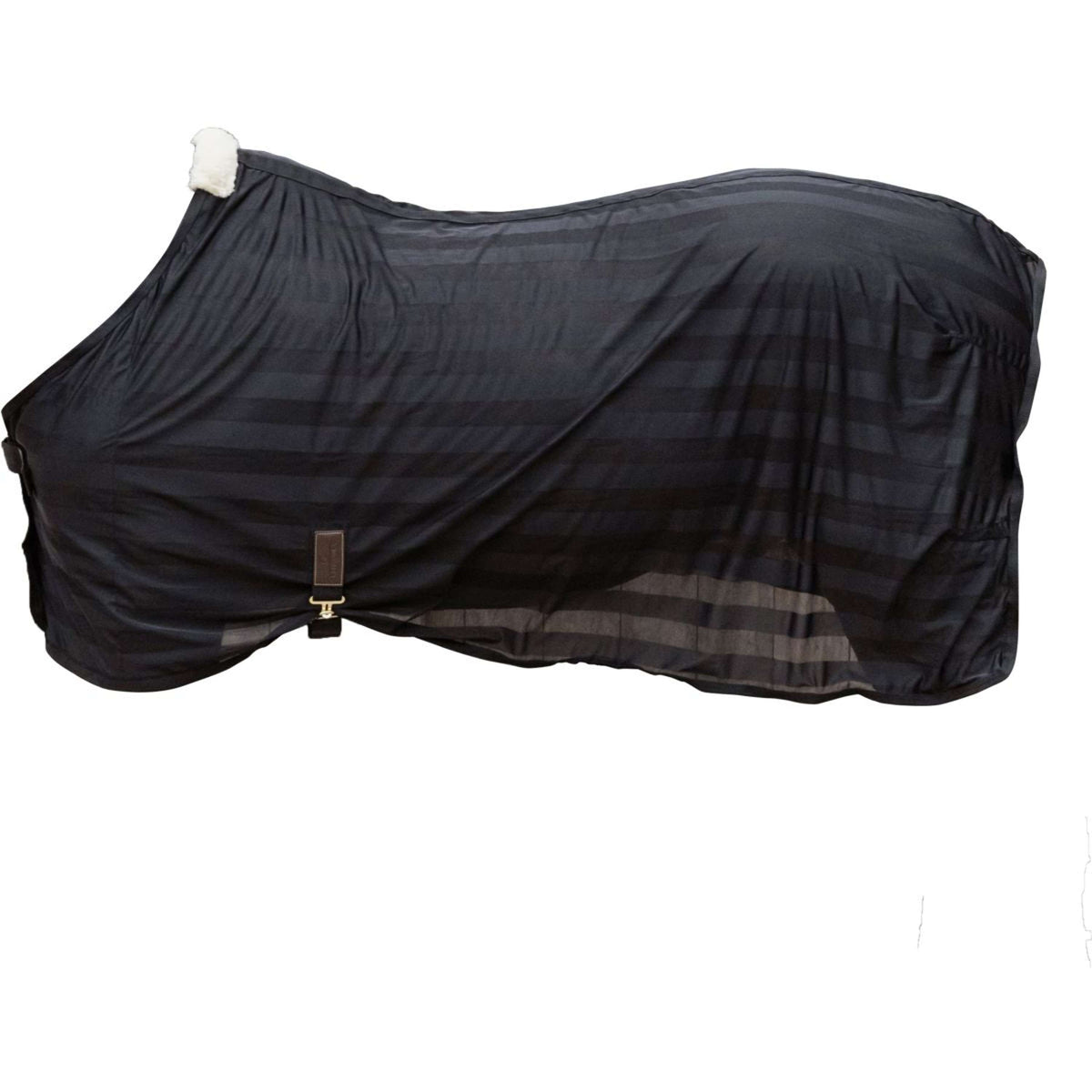 Kentucky Horsewear Fliegendecke Light Striped Mesh Schwarz