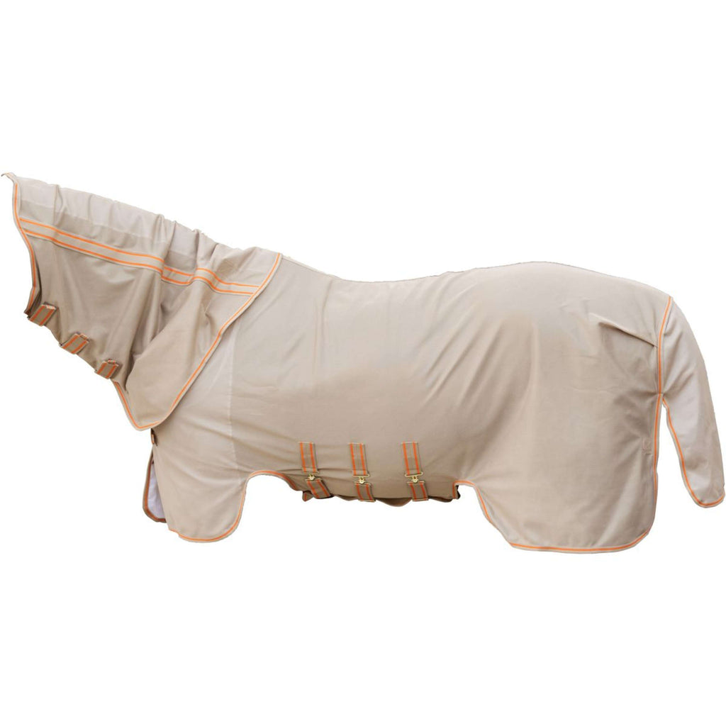 Kentucky Horsewear Fliegendecke Comfort Mesh Beige/Orange