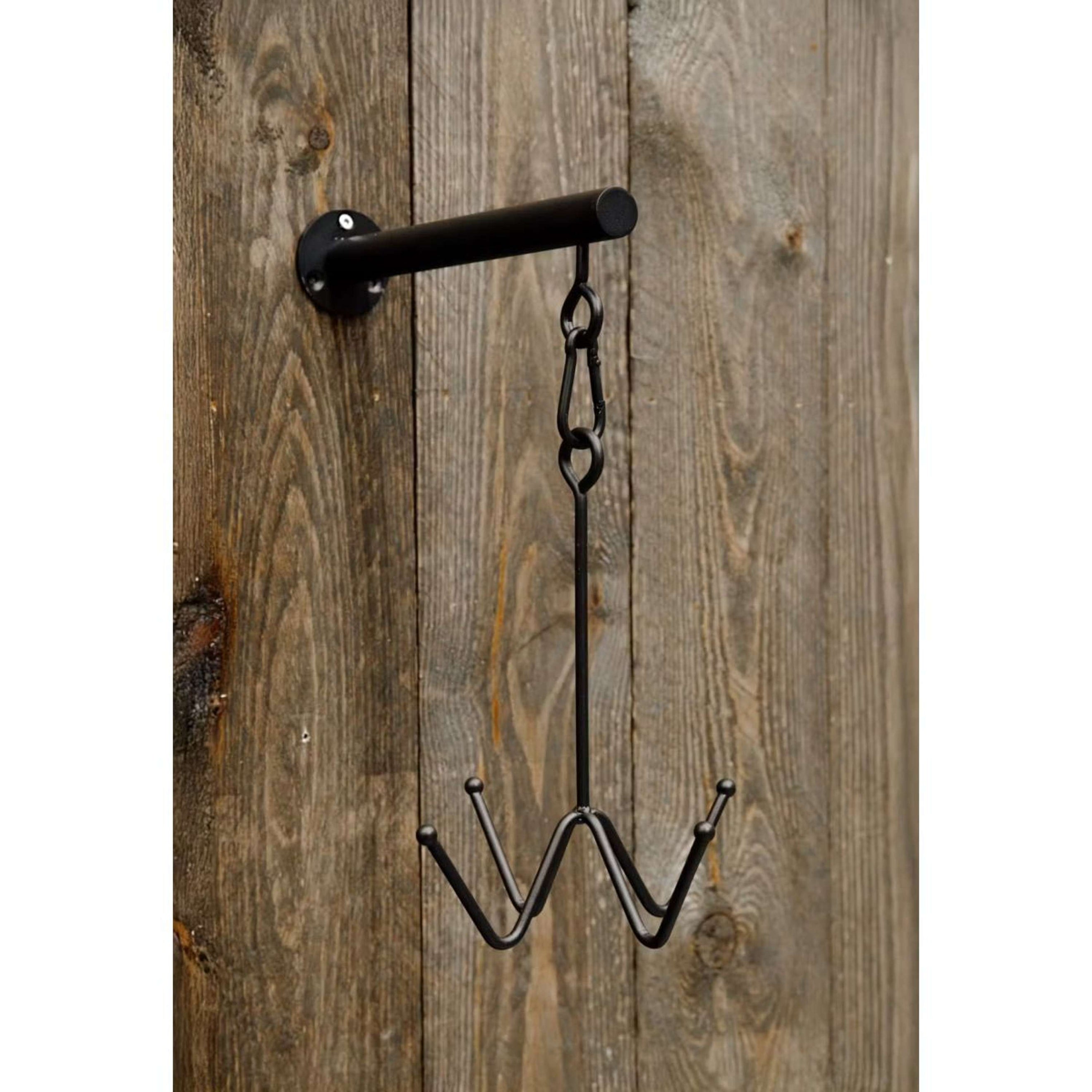 Kentucky Horsewear Trensenhaken 4 Wandmontage Schwarz
