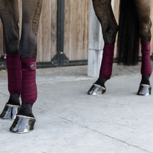 Kentucky Bandagen Polar Fleece Velvet Bordeaux