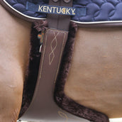 Kentucky Sattelgurtschoner Sheepskin Stud Braun