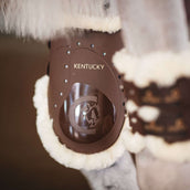 Kentucky Horsewear Streichkappen Sheepskin Elastic Braun
