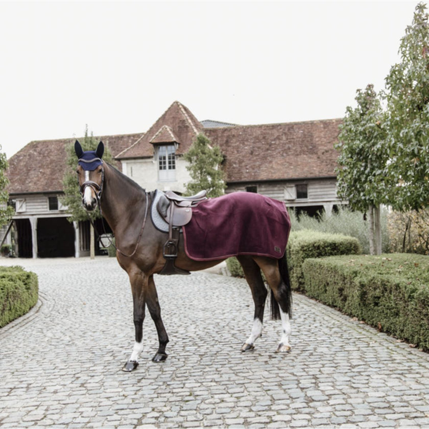 Kentucky Horsewear Ausreitdecke Quadratisch Heavy Fleece Bordeaux