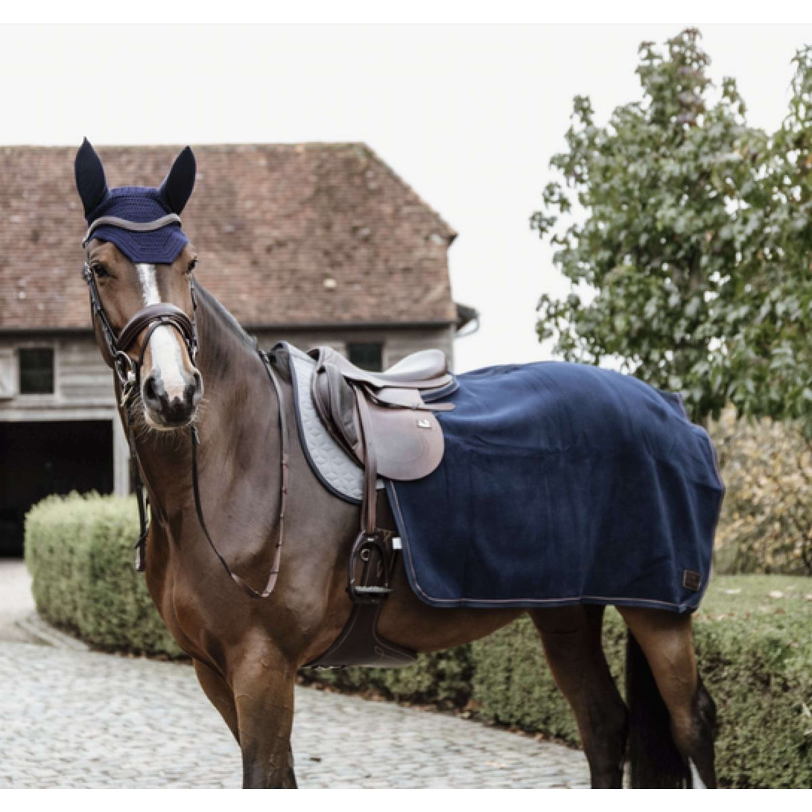 Kentucky Horsewear Ausreitdecke Quadratisch Heavy Fleece Navy Kentucky Horsewear Ausreitdecke Quadratisch Heavy Fleece Navy