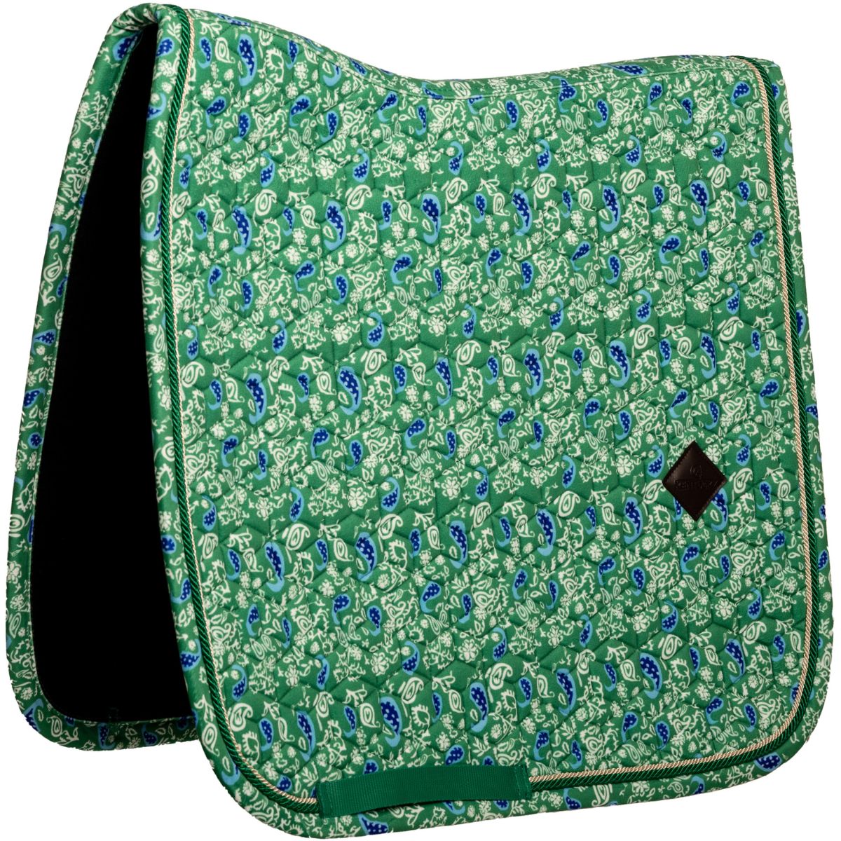 Kentucky Schabracke Velvet Paisley Garden Dressur Grün/Navy