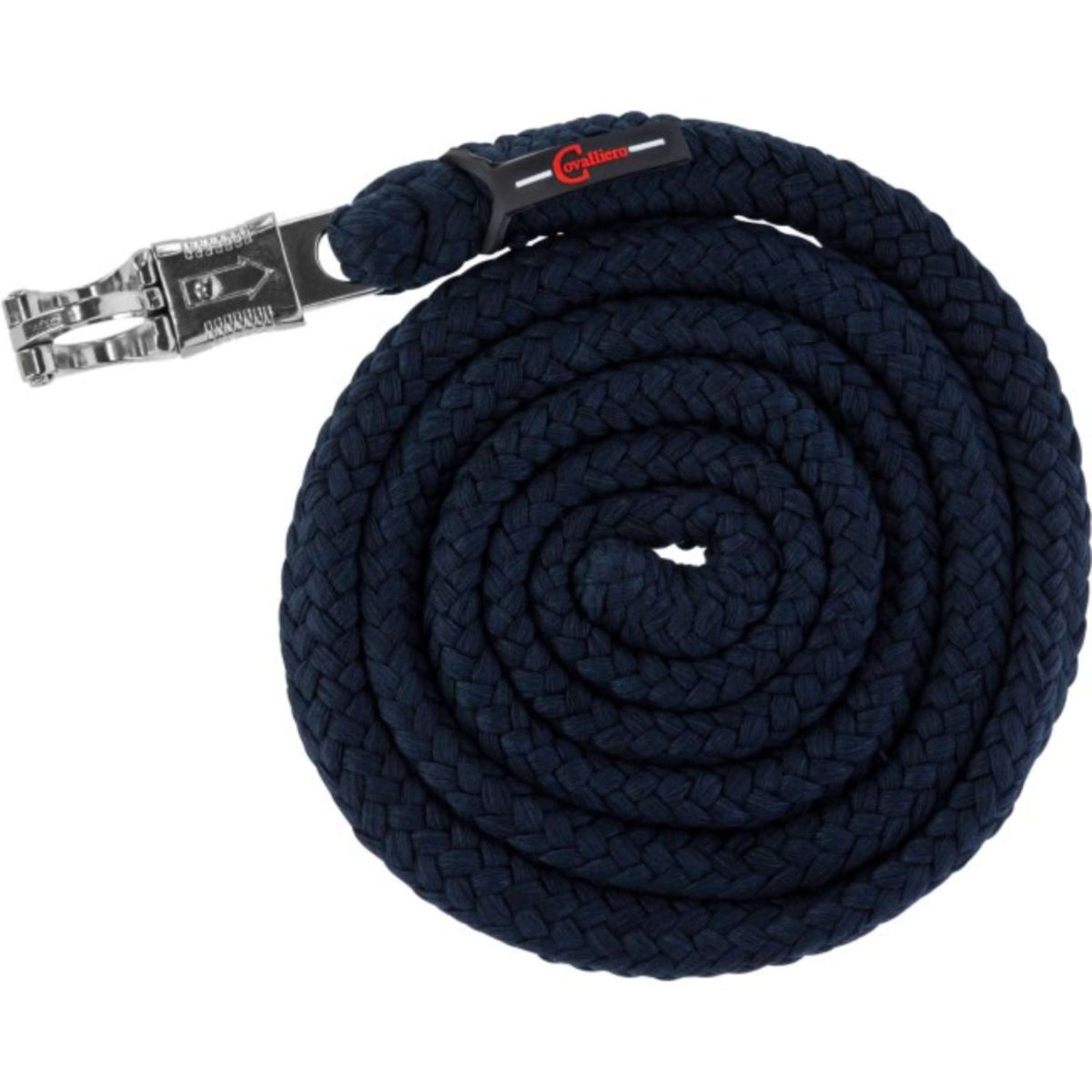 Covalliero Führstrick ClassicSoft mit Panikhaken Navy Covalliero Führstrick ClassicSoft mit Panikhaken Navy