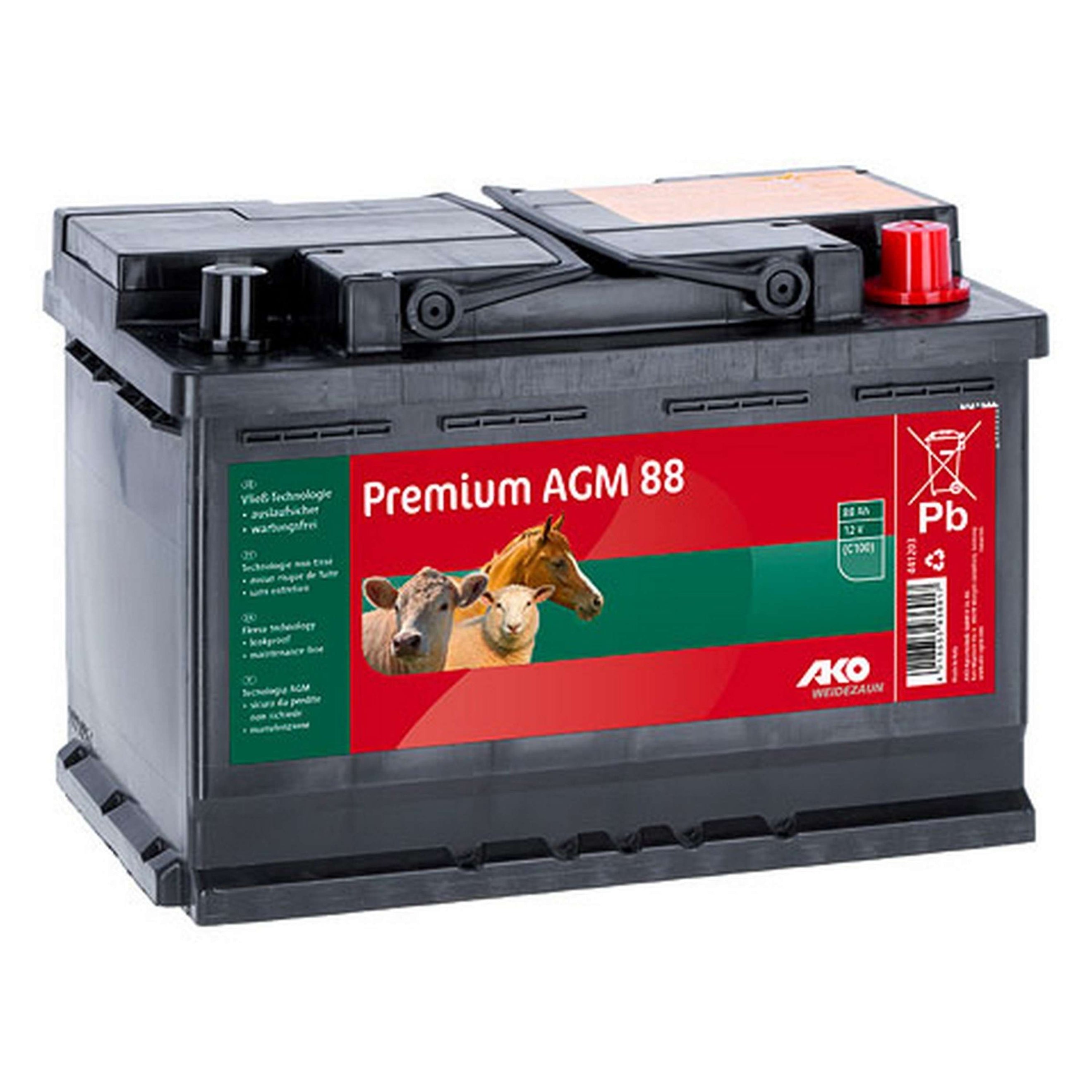 Ako Weidezaunbatterie Premium AGM Ako Weidezaunbatterie Premium AGM