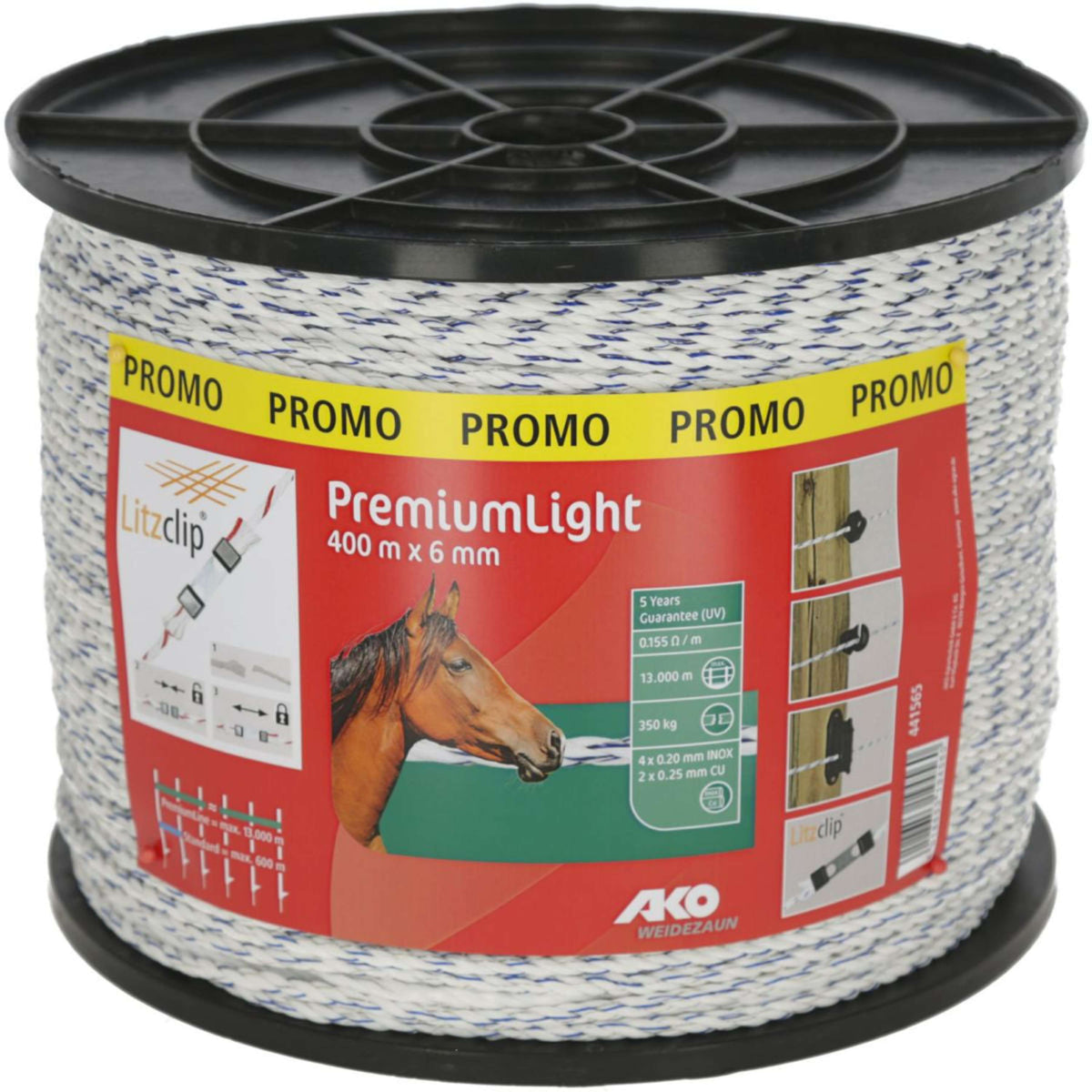 Ako Strick Premium Light Weiß/Blau