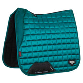 LeMieux Schabracke Loire Memory Satin Square Dressur Peacock Green