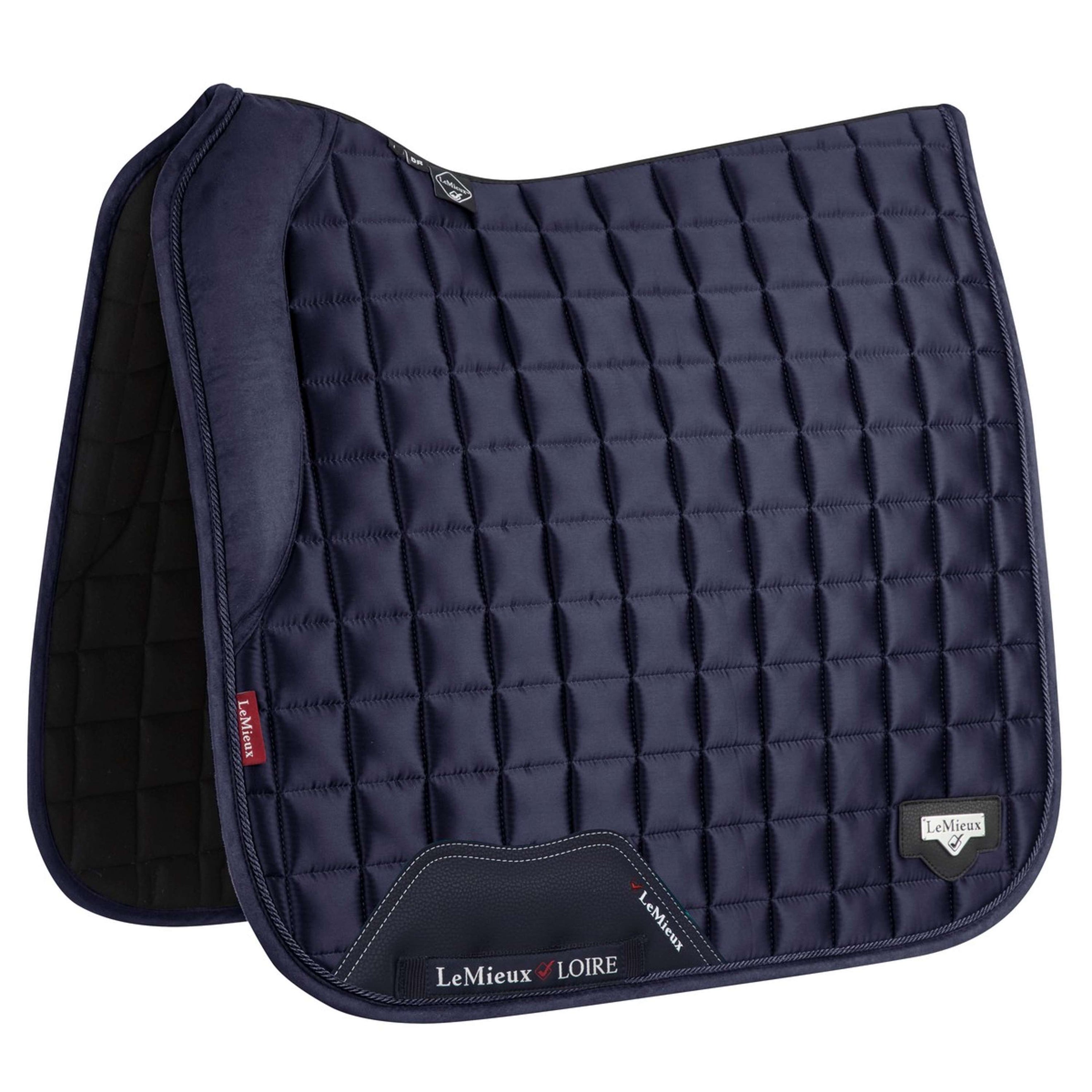 LeMieux Schabracke Loire Memory Satin Square Dressur Navy LeMieux Schabracke Loire Memory Satin Square Dressur Navy