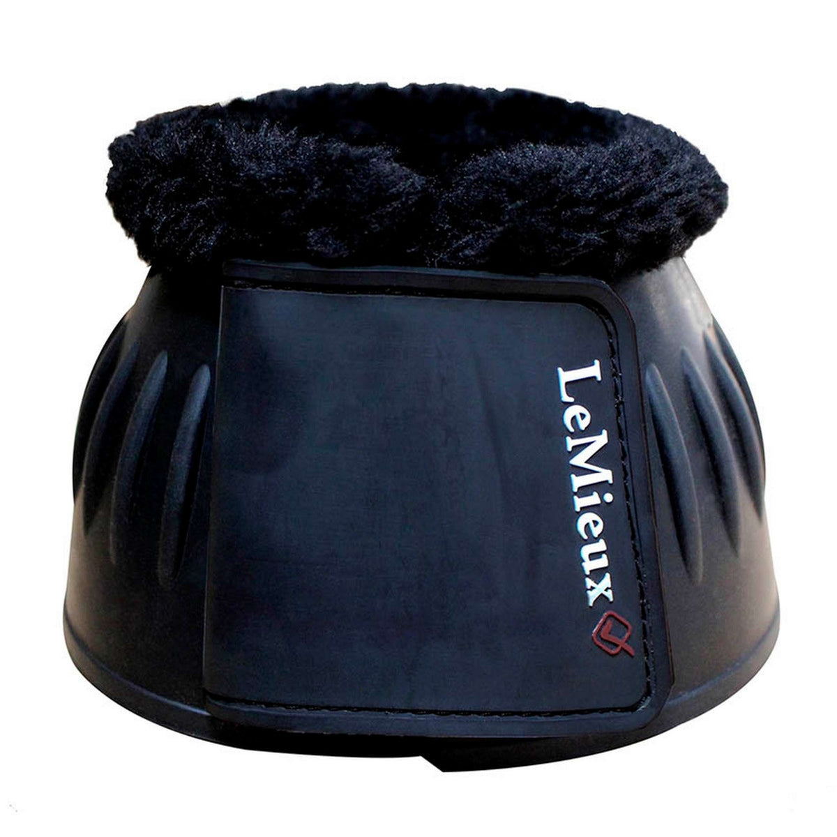 LeMieux Hufglocken Rubber Bell Fleece Schwarz