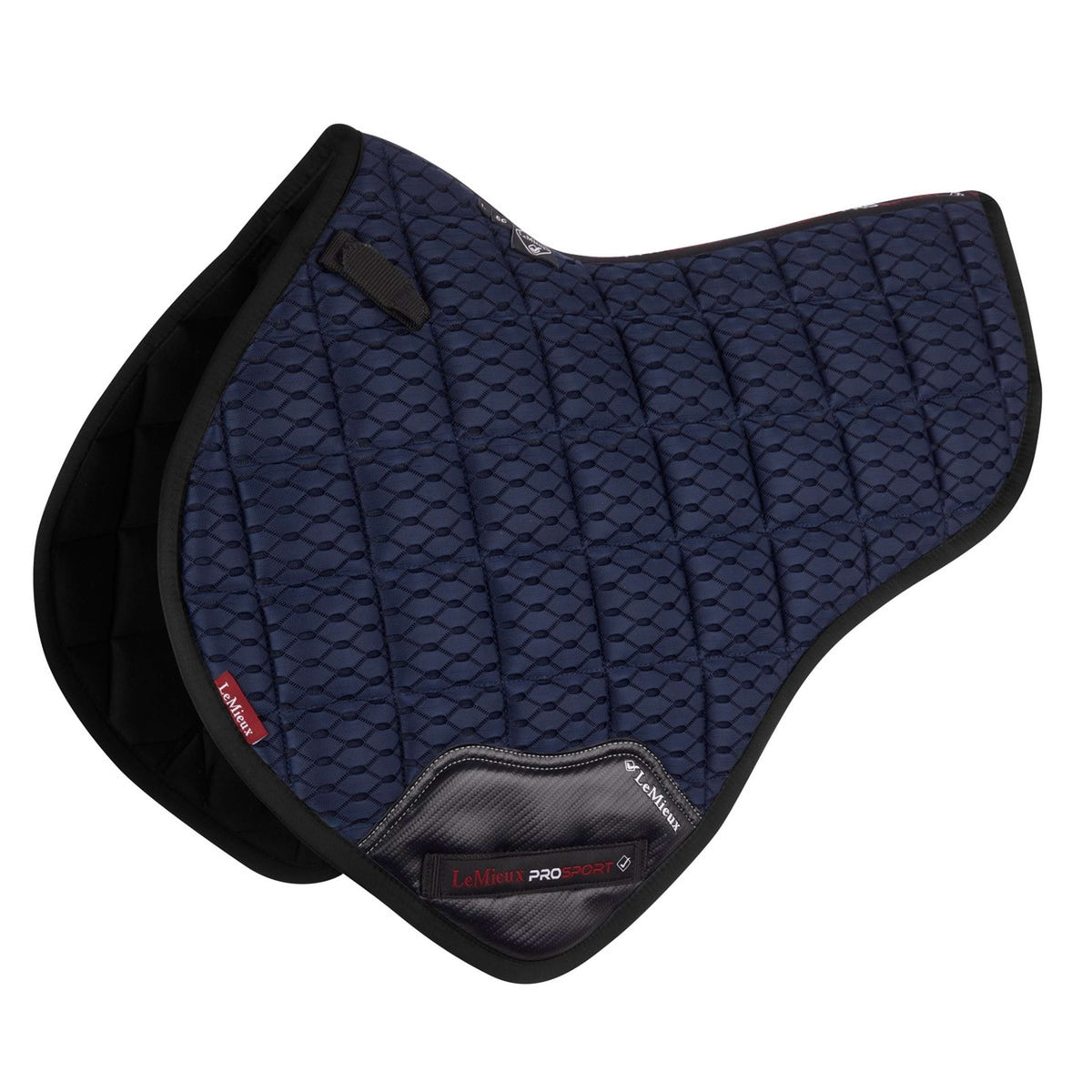 LeMieux Schabracke Carbon Mesh Air Half Square CC Navy