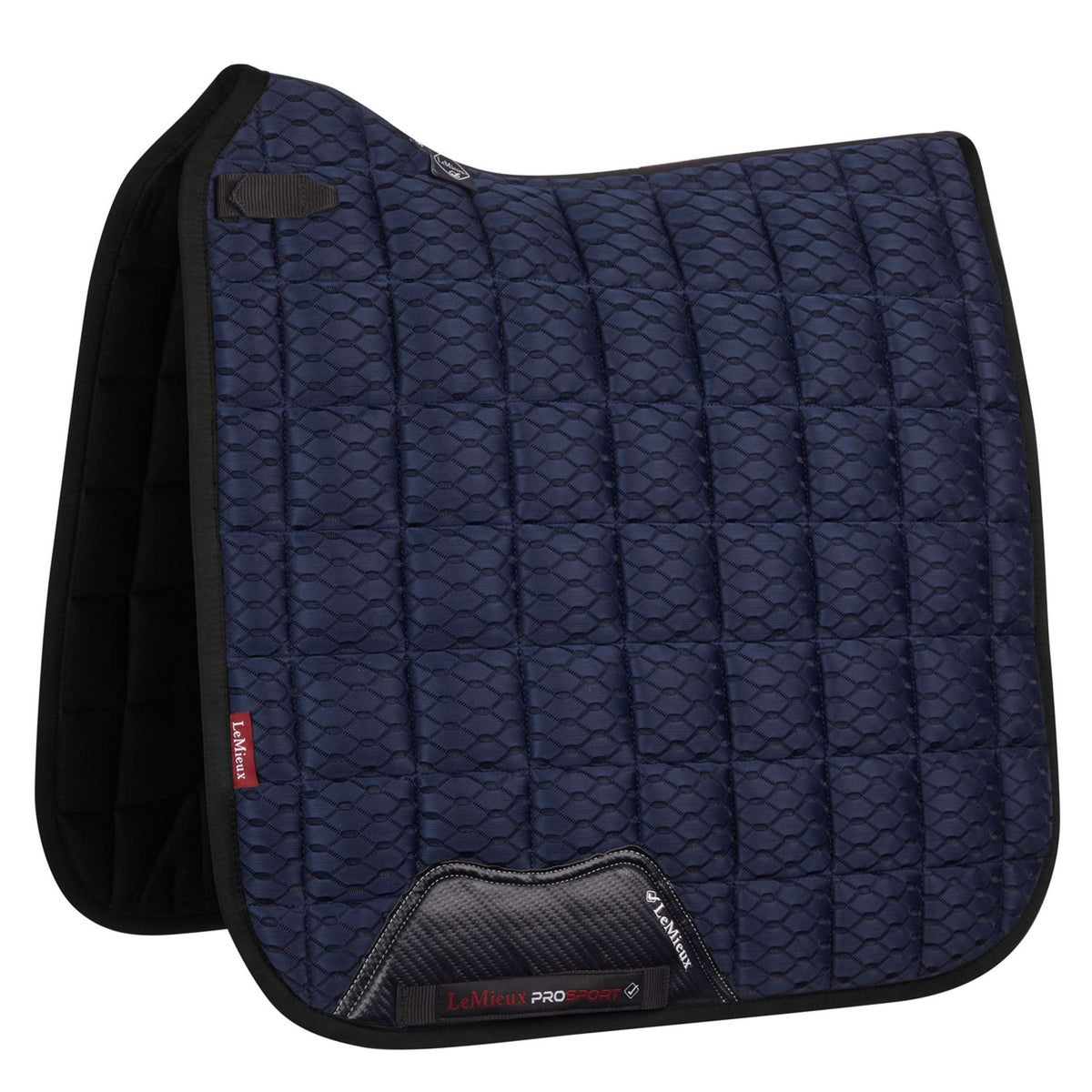 LeMieux Schabracke Carbon Mesh Air Square Dressur Navy