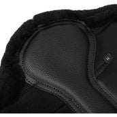 LeMieux Brushing Boots Fleece Edge Mesh Schwarz