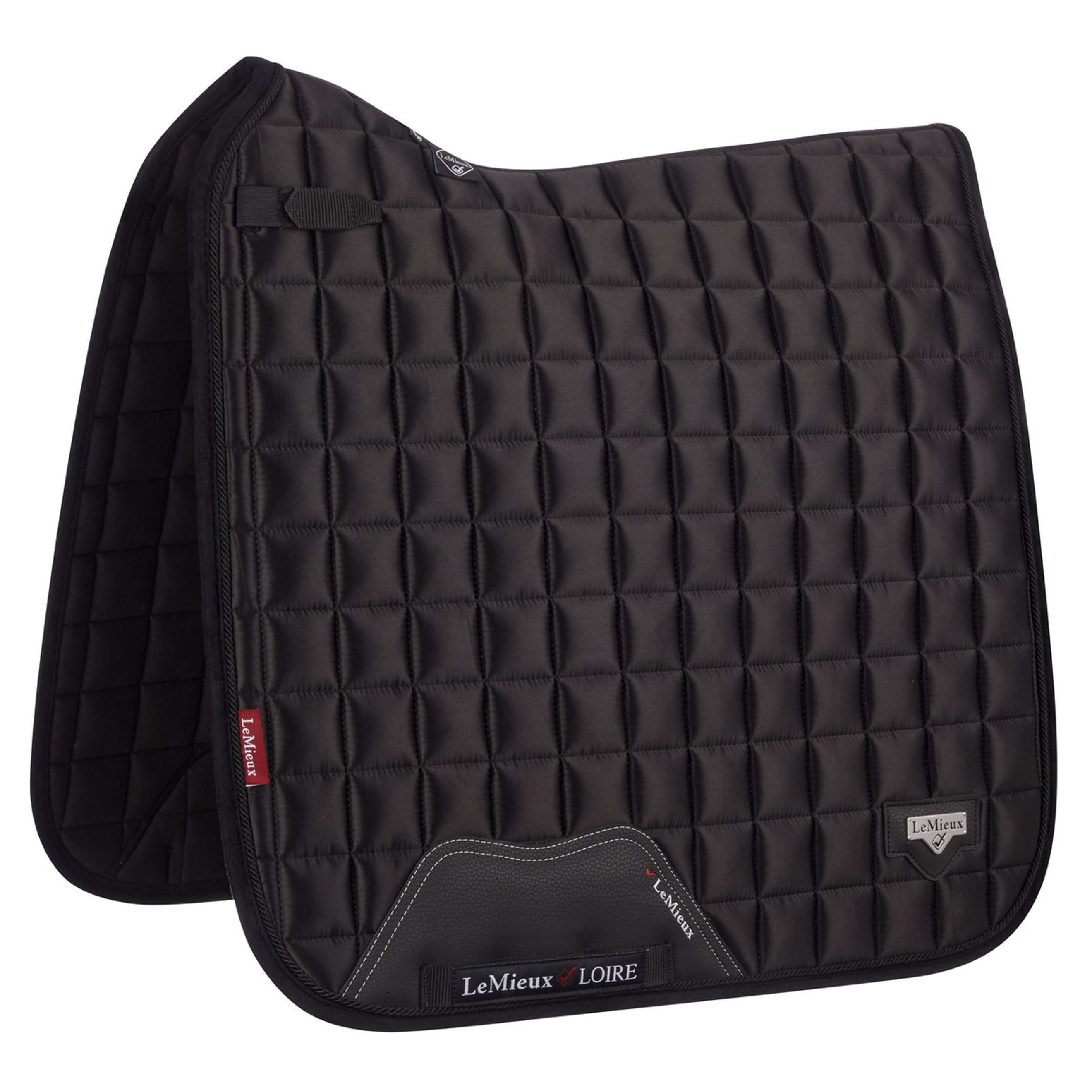 LeMieux Schabracke Loire Classic Satin Square Dressur Schwarz LeMieux Schabracke Loire Classic Satin Square Dressur Schwarz