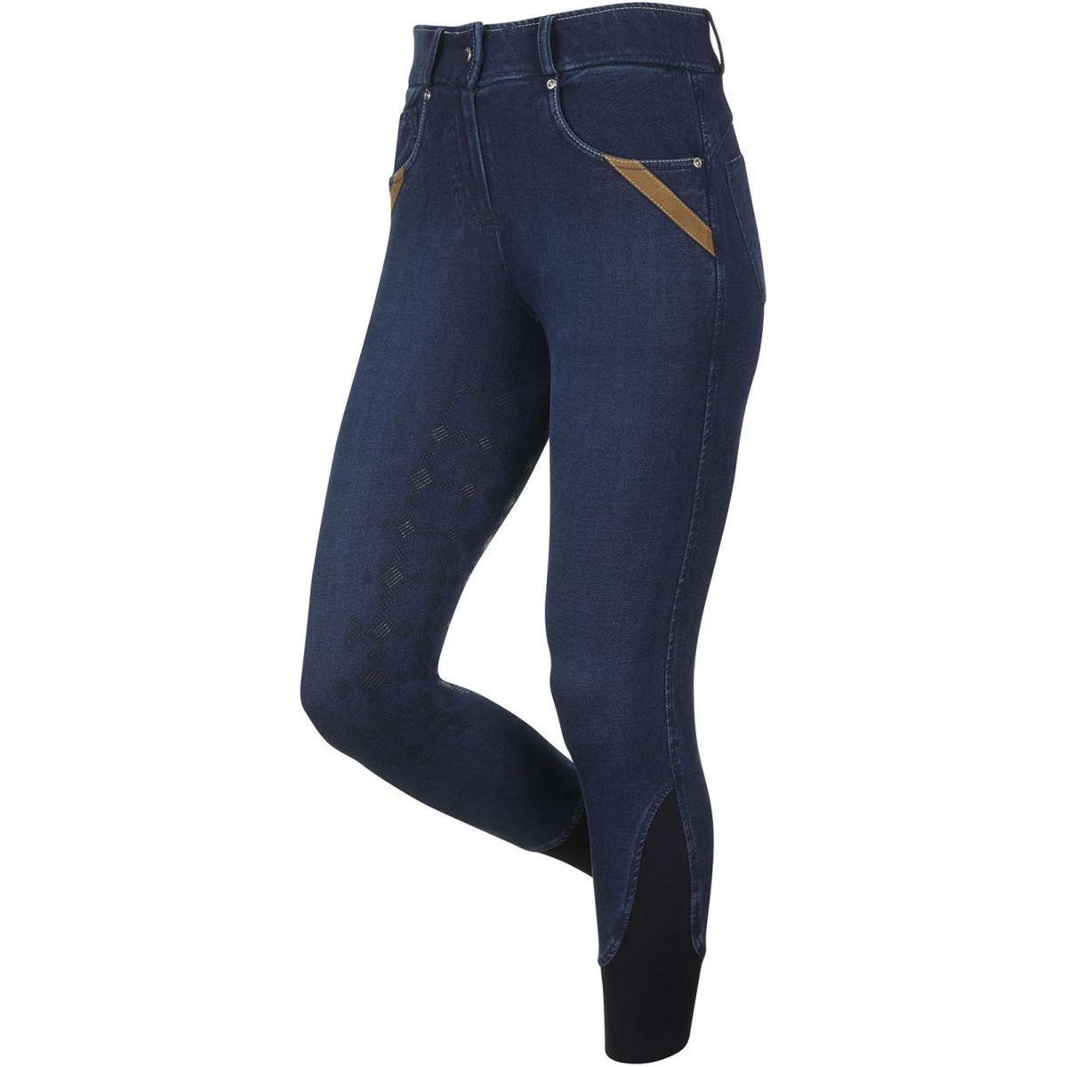 LeMieux Reithose Denim Silikon Besatz Denim