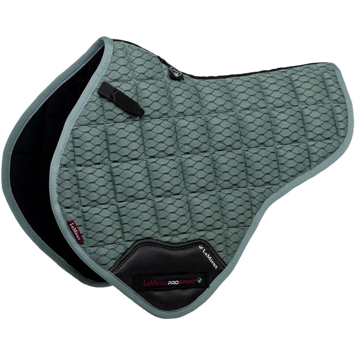 LeMieux Schabracke Carbon Mesh Air Half Square CC Sage