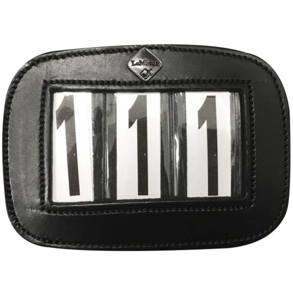 LeMieux Startnummer Saddle Pad Schwarz