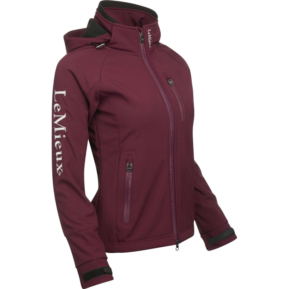 LeMieux Jacke Elite Softshell Damen Burgunderrot