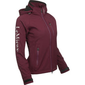 LeMieux Jacke Elite Softshell Damen Burgunderrot