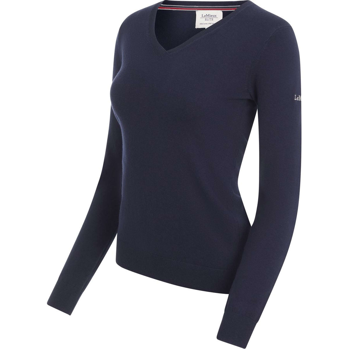 LeMieux Pullover Elite V-Neck Damen Navy