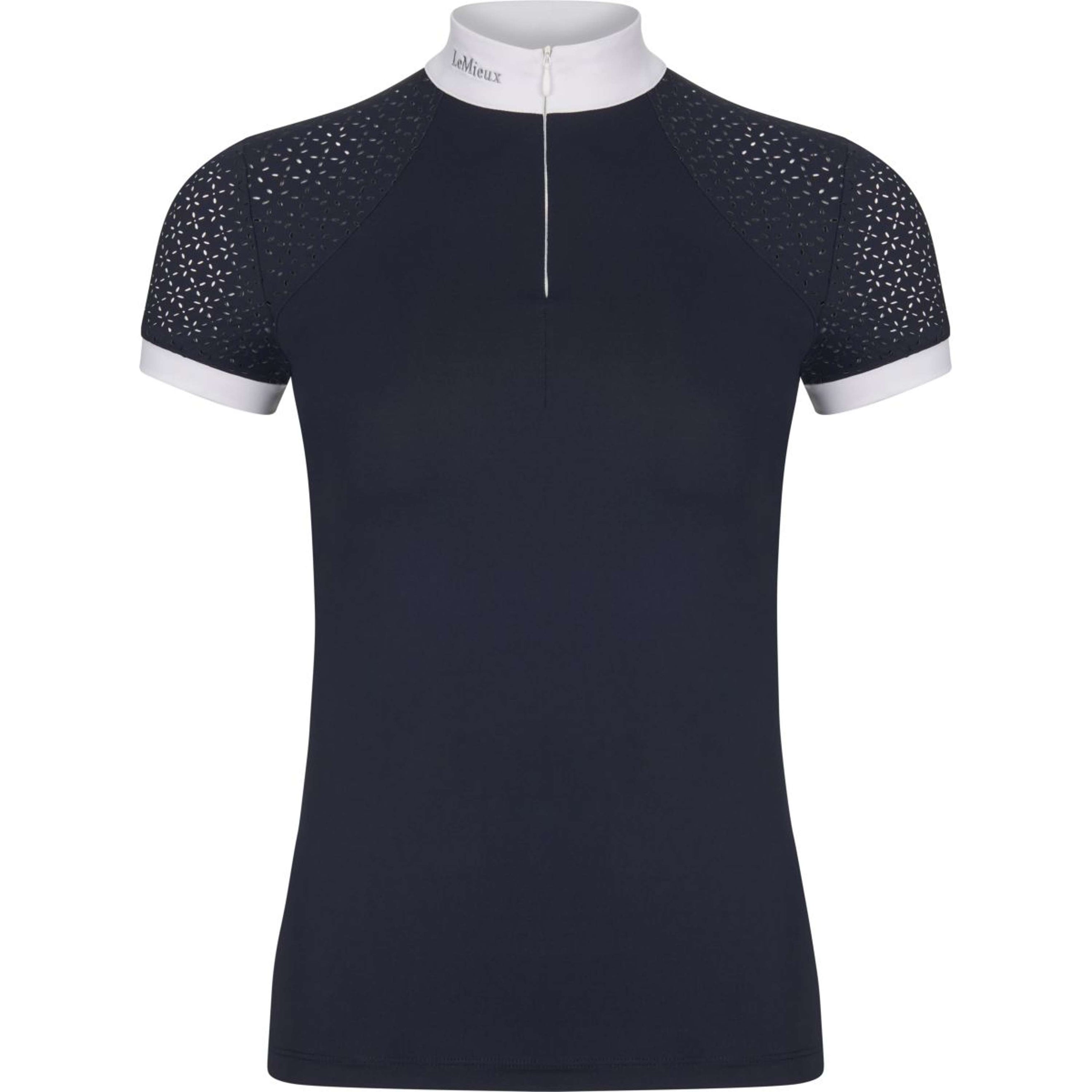 LeMieux Turnier Shirt Olivia Kurze Ärmel Navy LeMieux Turnier Shirt Olivia Kurze Ärmel Navy